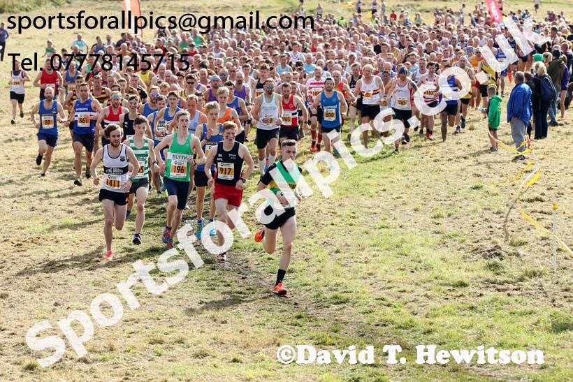 Senior mens 2019 Start Fitness Harrier League, Wrekenton, Gateshead. Photo: David T. Hewitson/Sports for All Pics